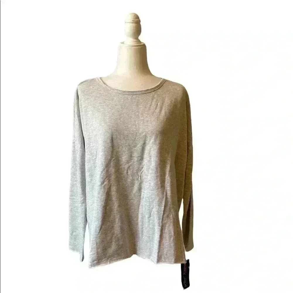 Betsey Johnson Performance Grey Long sleeve size XL